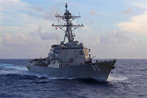 昨日穿越台湾海峡的美军舰 半个月前曾擅闯西沙领海_手机新浪网