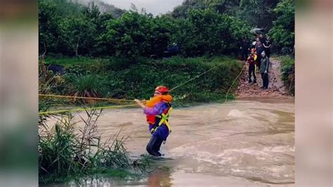 广西永福县一千余名村民被洪水围困 消防帮送物资_手机新浪网