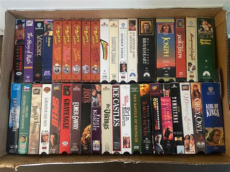 Vhs factory seal lot, mint conditions 17 great movies collectors ...