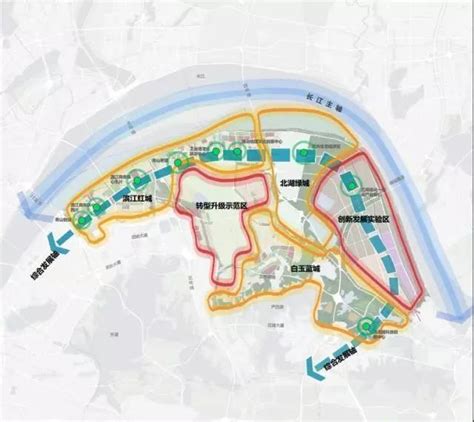 武汉市青山区新型示范园区用地规划图
