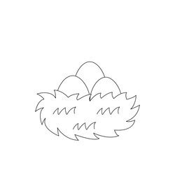 Nest Coloring Page Vector Images (over 180)