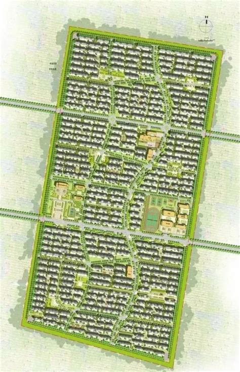东明县县城街景规划图（植物配置、景观小品）_园林建筑_土木在线