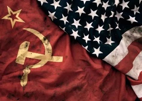 冷战时的苏联反美宣传画 看看苏联美国这两个死对头|冷战_新浪新闻