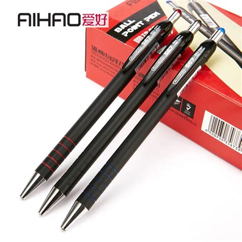 Aihao AH 567 0.7mm ballpoint pen red/black/blue ink office & school ...