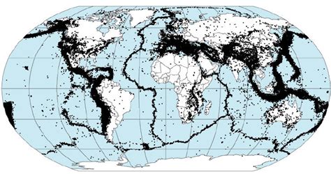 地震的全球分布_中国地质调查局