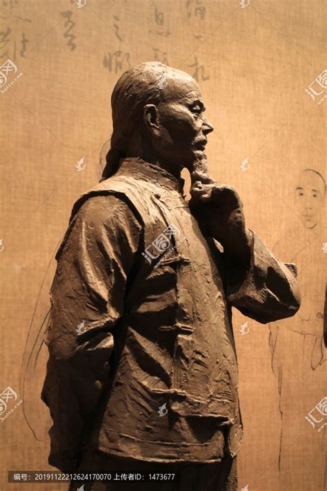 清朝文人铜像,雕塑艺术,文化艺术,摄影素材,汇图网www.huitu.com