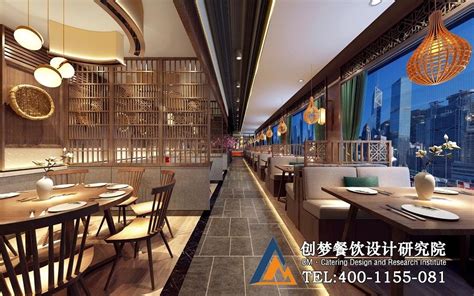 新鲜菜丨400平湘菜餐厅设计-【17年创梦餐饮设计公司】