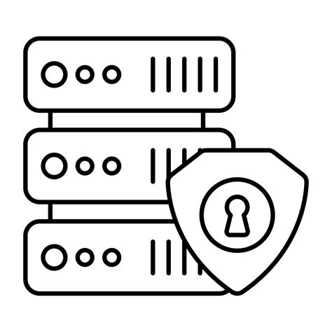 A colored design icon of server security 24170257 Vector Art at Vecteezy