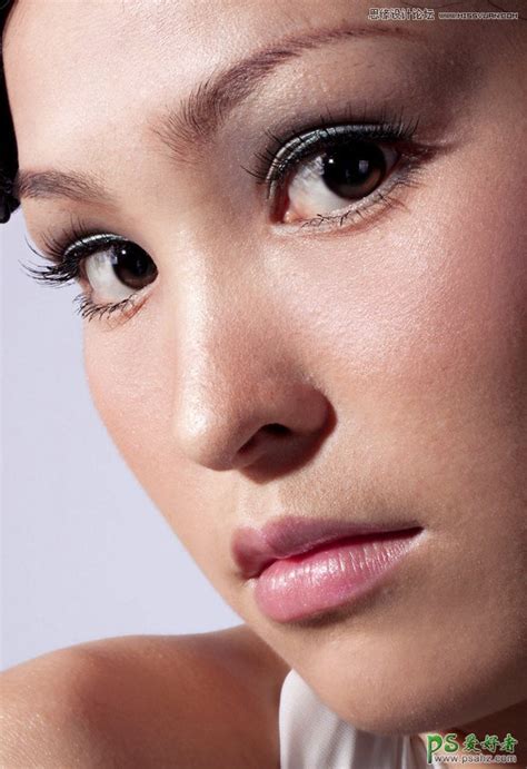 photoshop美女磨皮教程：利用通道快速给美女脸部细节磨皮美容 - PSD素材网