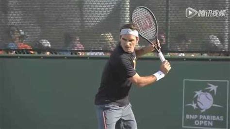 【普乐网球】费德勒正反手慢动作击球赏析_腾讯视频