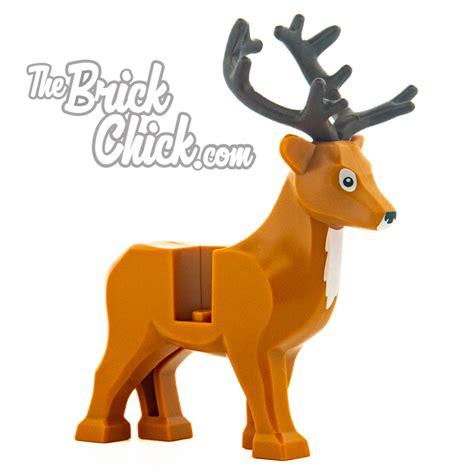 LEGO Medium Nougat Deer Stag Reindeer - The Brick Chick