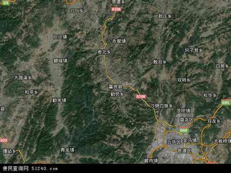 富民县地图 - 富民县卫星地图 - 富民县高清航拍地图