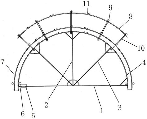 拱形骨架护坡模板的制作方法