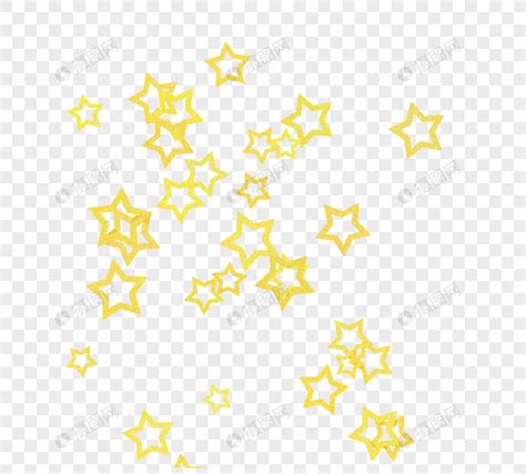 金色镂空星星随机排列元素元素素材下载-正版素材401833892-摄图网