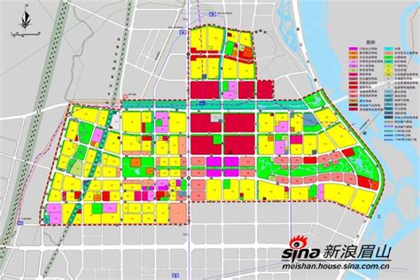 眉山城市北部新城控制性详细规划和城市设计 - 土地 -眉山乐居网