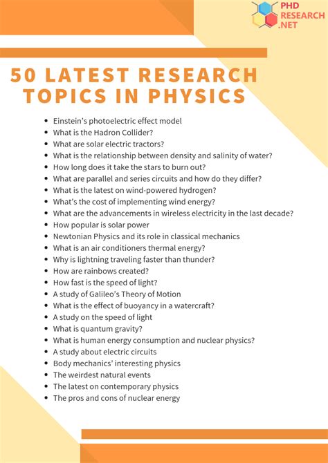 Top 10 Research Topics For High School Students - Printable Templates Free