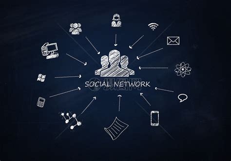 社交网络矢量素材免费下载 - 觅知网