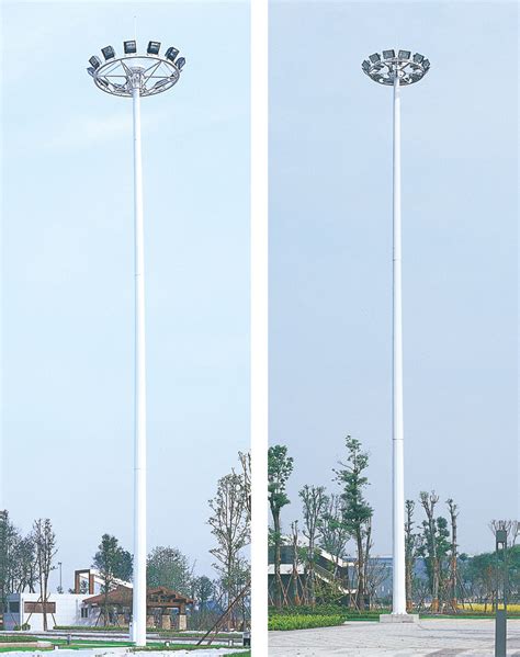 遂宁高杆景观灯设计 20米高杆灯