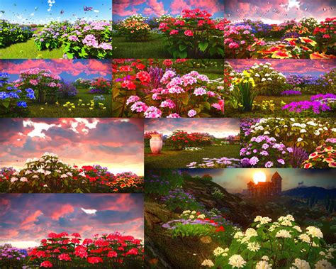 美丽的花丛摄影高清图片 - 爱图网设计图片素材下载