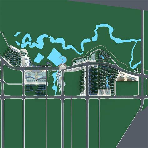 贵阳某规划3dmax 模型下载-光辉城市
