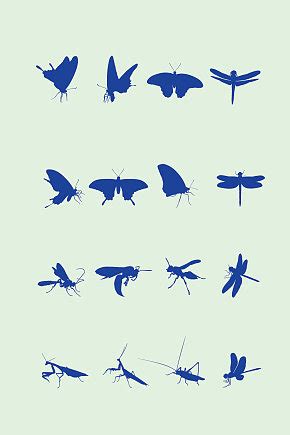 矢量自然界虫子昆虫图片大全大图模板下载-编号1087444-众图网