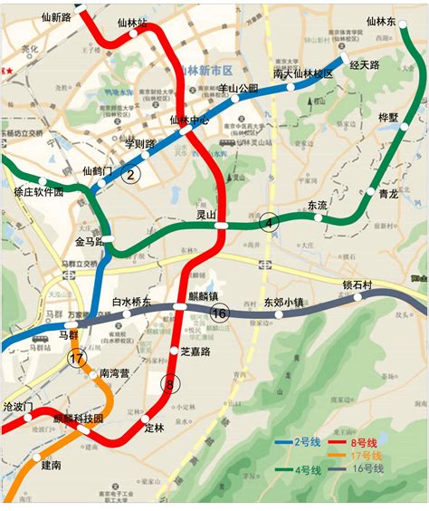 南京地铁规划图图片