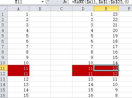 Excel公式：[1]使用rank函数实现去重复排序_360新知