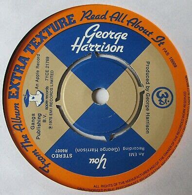 George Harrison - 7" - You / World Of Stone, Apple R 6007 / 7YCE 2176 ...