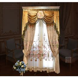 西安窗帘定制 高档窗帘定做免费测量欧式窗帘中式窗帘