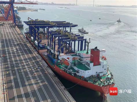 洋浦国际集装箱码头：起步工程能力提升项目第一批设备到港 装卸能力将提升至160万TEU_社会热点_社会频道_云南网