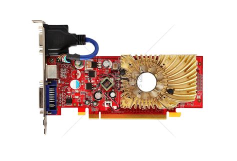 显卡木板力量芯片电子产品金子电容器卡片红色视频电气高清图片下载-正版图片320709986-摄图网
