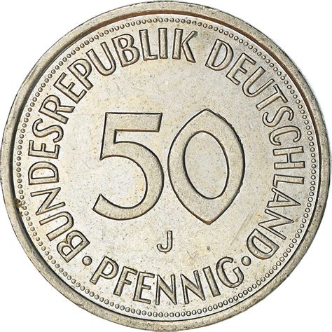 [#748433] Coin, GERMANY - FEDERAL REPUBLIC, 50 Pfennig, 1992, Hambourg, EF(40-45 | eBay