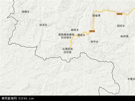 云南临沧地图图片