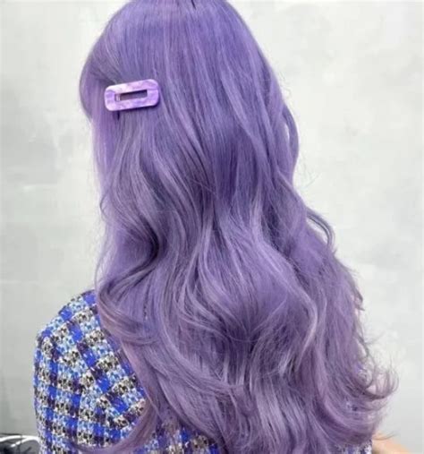 绝美紫色系染发颜色 洋气显白紫色头发造型_染发发型 - 美发站