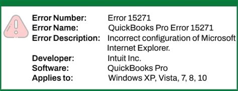 Fix QuickBooks Error 15271 (Maintenance Releases & Update Error)