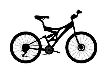 Bicycle icon on white background Royalty Free Vector Image