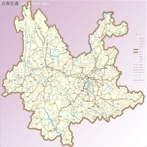 云南省地图_360百科
