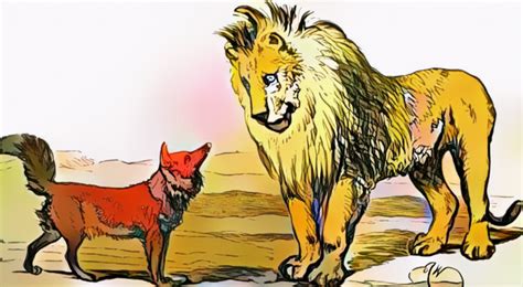 幼儿园故事：狮子、狼和狐狸PPT课件