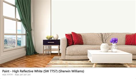 Sherwin Williams High Reflective White (SW 7757) Paint color codes ...
