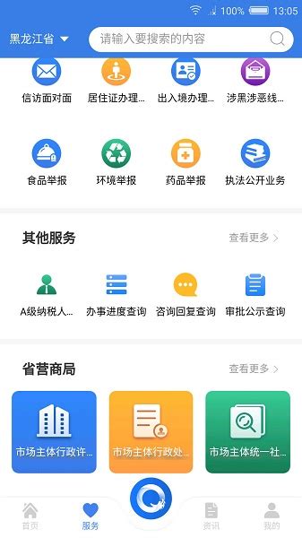 黑龙江全省事ios版软件截图预览_当易网