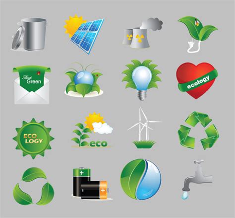 绿色环保系列PNG图标 - 爱图网设计图片素材下载