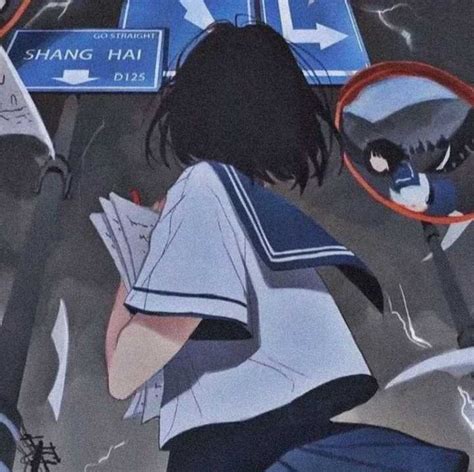 自闭的动漫头像图片