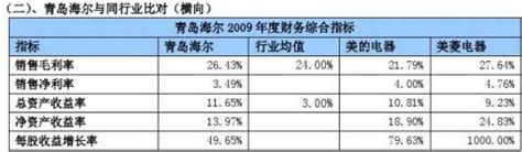 海尔2014年财务报表分析模板下载_报表_图客巴巴