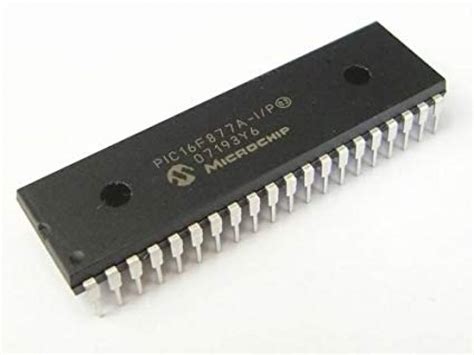 PIC16F877A, MICROCHIP MICROCONTROLLER IC, 6KB FLASH, 8-BIT | Majju PK