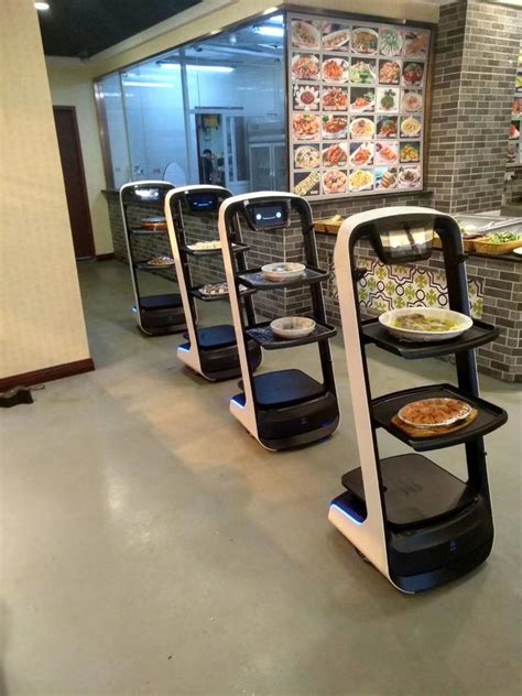 普渡科技“欢乐送”：送餐机器人走进餐厅，高效又实用 - 知乎