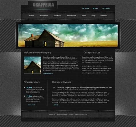 30个简单易学的Photoshop网页布局设计教程 - PS教程网