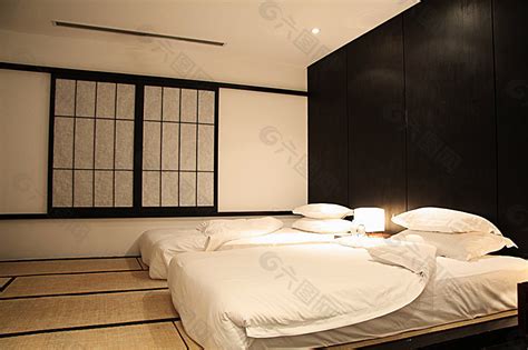 七层标准双人房平面布置图 1:50-五星级酒店设计施工-图片