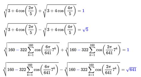 拉马努金余弦立方根公式的简化与推广(3)——两余弦立方根之差为自然数平方根 - 知乎