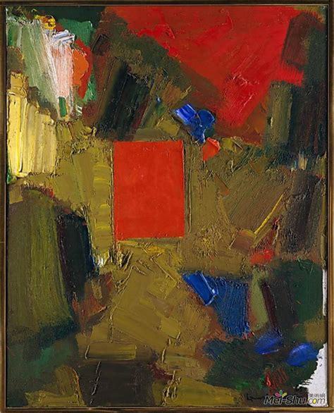 《深切的渴望》汉斯·霍夫曼(Hans Hofmann)高清作品欣赏_汉斯·霍夫曼作品_汉斯·霍夫曼专题网站_艺术大师_美术网-Mei-shu.com