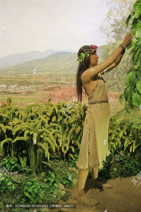 氏族部落原始人采摘,收藏爱好,文化艺术,摄影素材,汇图网www.huitu.com